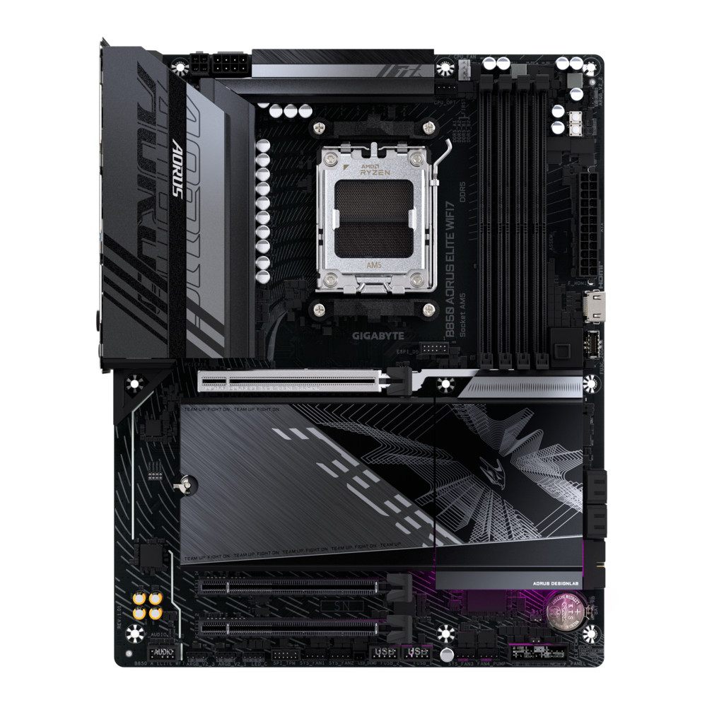 Материнская плата Gigabyte B850 AORUS ELITE WIFI7 (REV1.0)/(REV1.1) ATX, AMD AM5 - миниатюра 2
