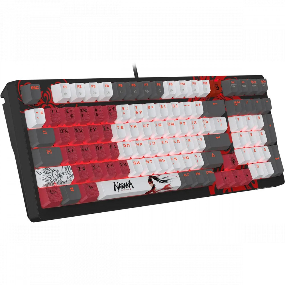 Клавиатура A4Tech Bloody S98 Naraka BLMS Plus S98 NARAKA BLMS RED PLUS Проводная, USB - миниатюра 2