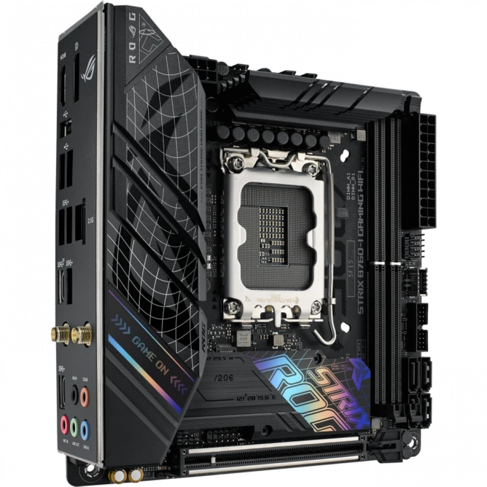 Материнская плата Asus ROG STRIX B760-I GAMING WIFI Mini-ITX, LGA 1700 - миниатюра 2