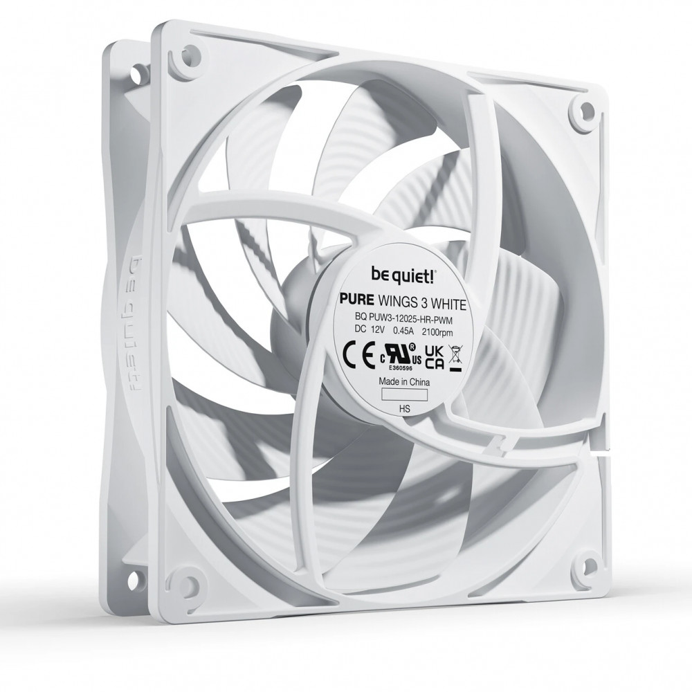 Система охлаждения be quiet! Pure Wings 3 120mm PWM high-speed White BL111 Для системного блока - миниатюра 2
