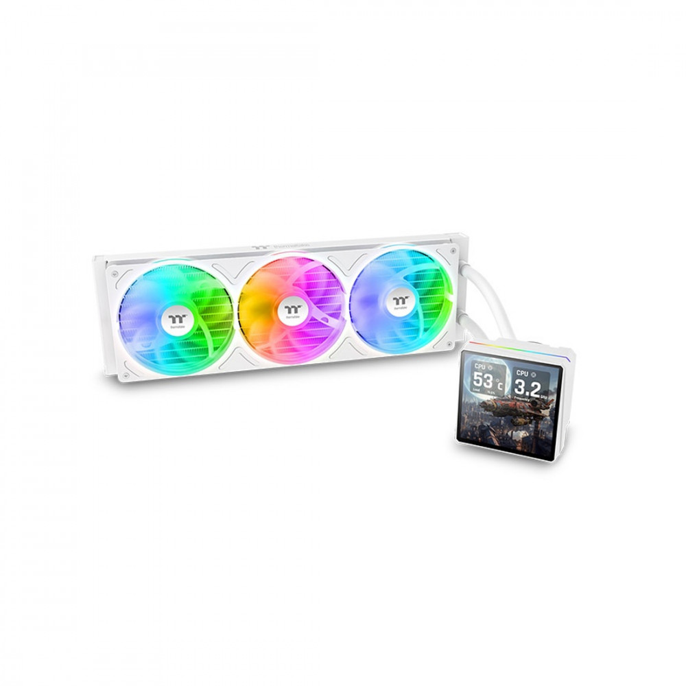 Система охлаждения Thermaltake TH360 V3 Ultra ARGB Sync Snow CL-W476-PL12SW-A Для процессора — фото товара
