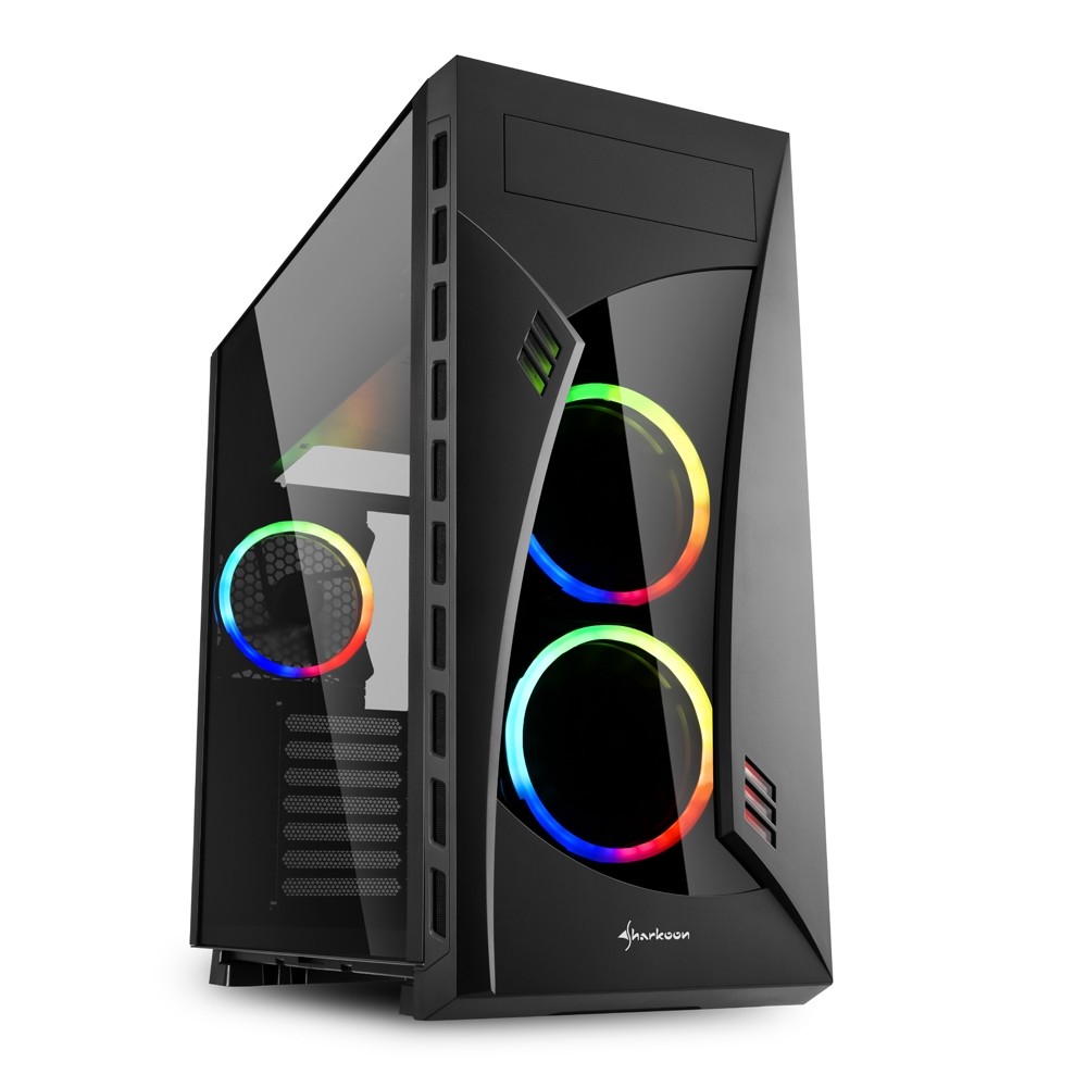 Корпус Sharkoon NIGHT SHARK RGB — фото товара