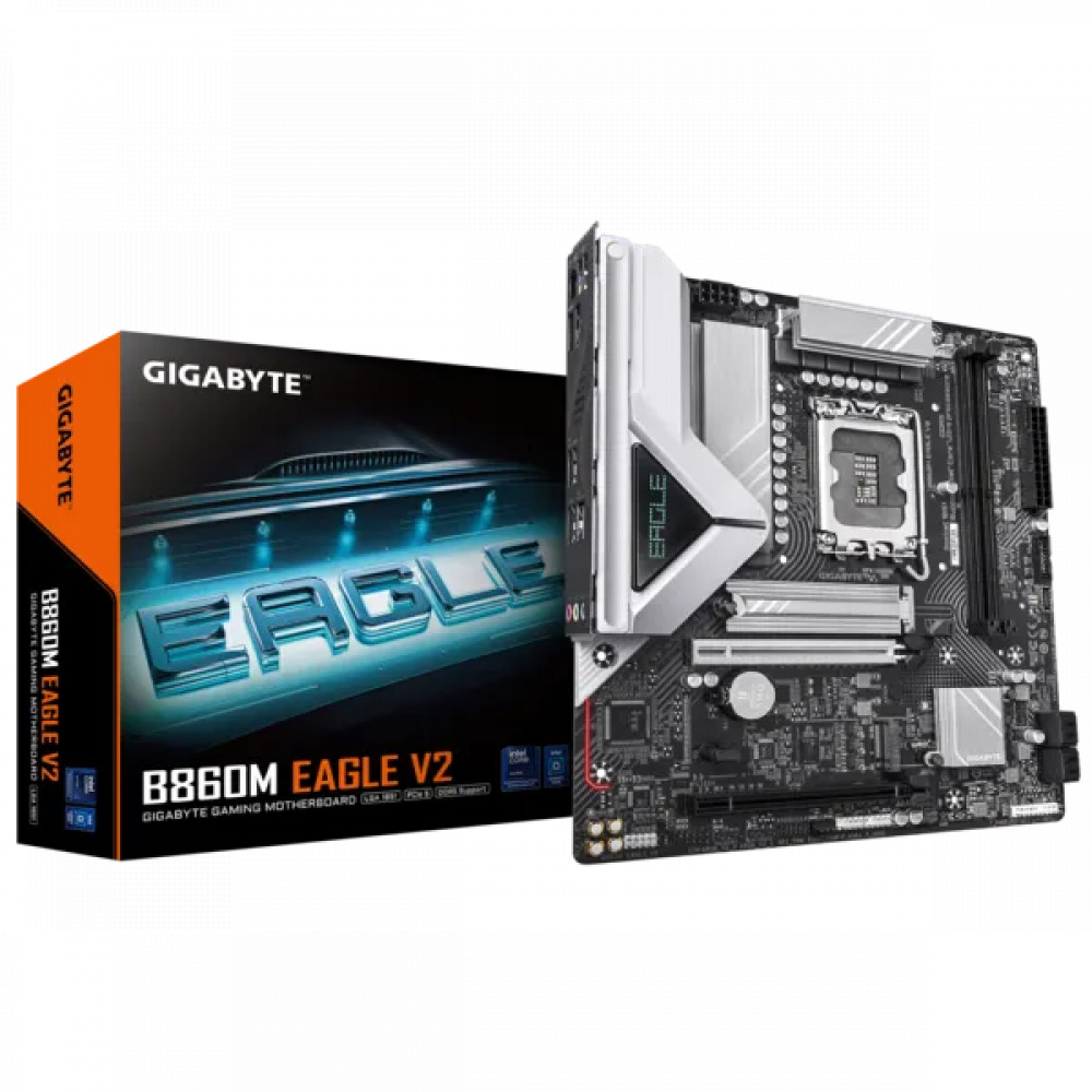 Материнская плата Gigabyte B860M EAGLE V2 Micro-ATX, LGA 1851 — фото товара