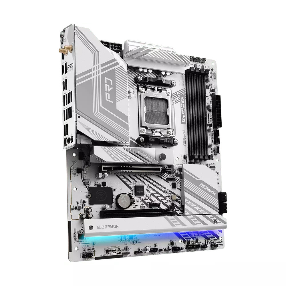 Материнская плата ASRock X870 Pro RS WiFi 90-MXBQ00-A0UAYZ ATX, AMD AM5 - миниатюра 2