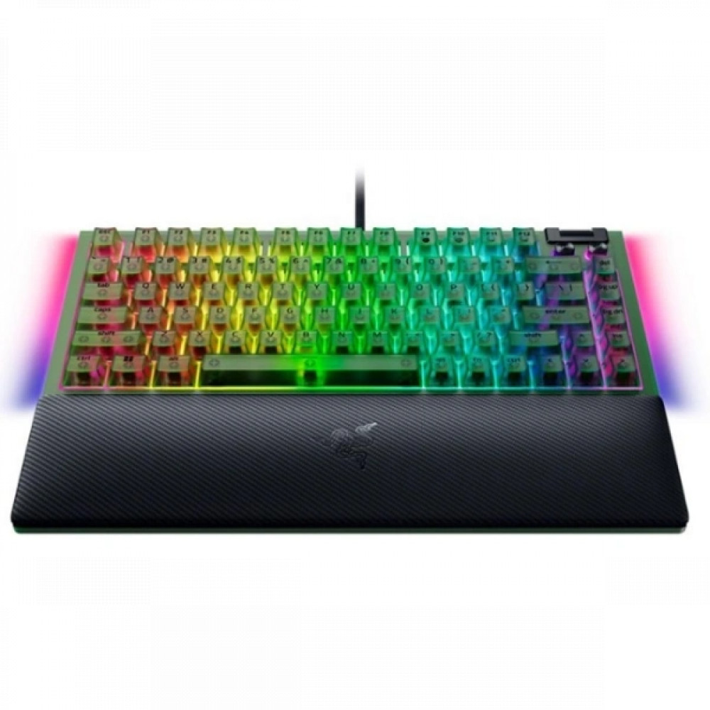 Клавиатура Razer BlackWidow V4 75% (Orange Switch) Phantom Green Edition RZ03-05003300-R3M1 Проводная, USB - миниатюра 3
