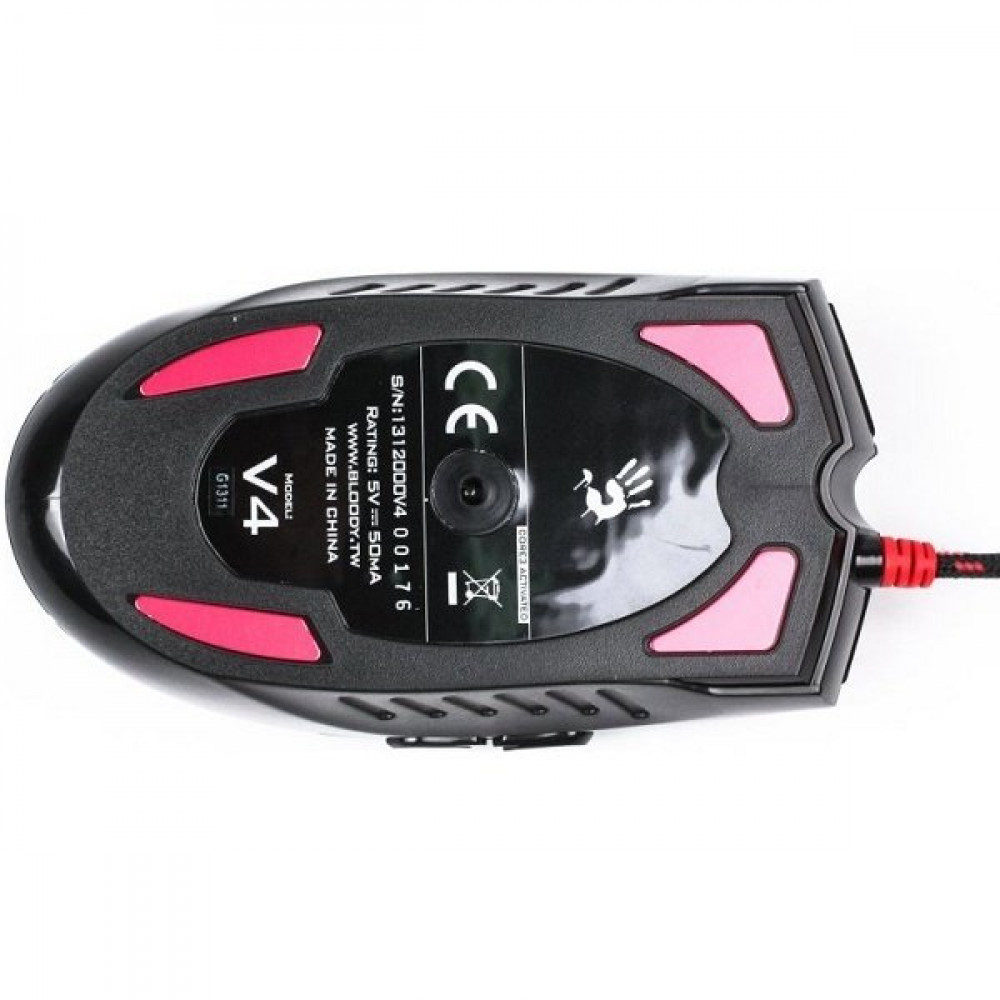 Мышь A4Tech Bloody V4MA BLACK Игровые, Проводная - миниатюра 4