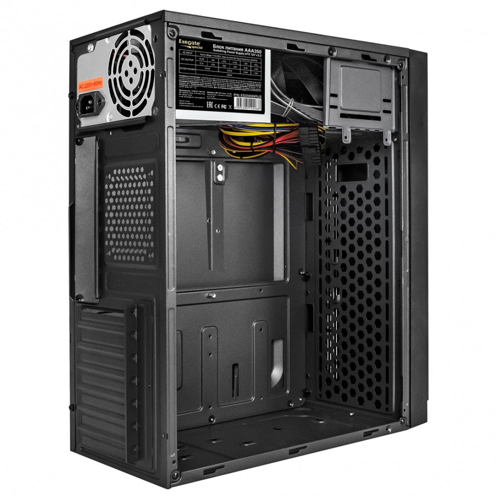 Корпус ExeGate BAA-105-01-AAA350 EX291140RUS Mini-Tower - миниатюра 2