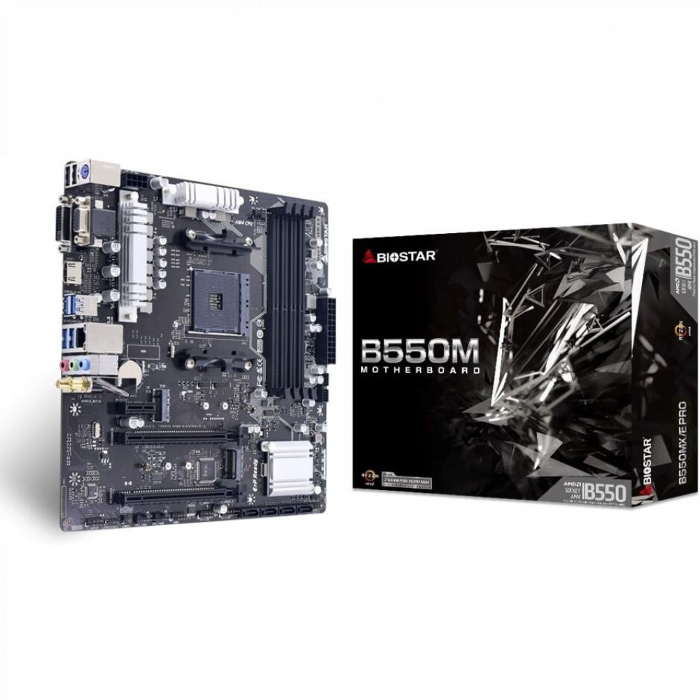 Материнская плата BIOSTAR B550MX E Pro Ver. 6.0 B550MX/E PRO Ver. 6.0 Micro-ATX, AMD AM4 - миниатюра 3