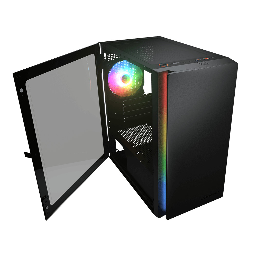 Корпус Cougar Purity RGB Black CGR-5PC4B-RGB Mini-Tower - миниатюра 4