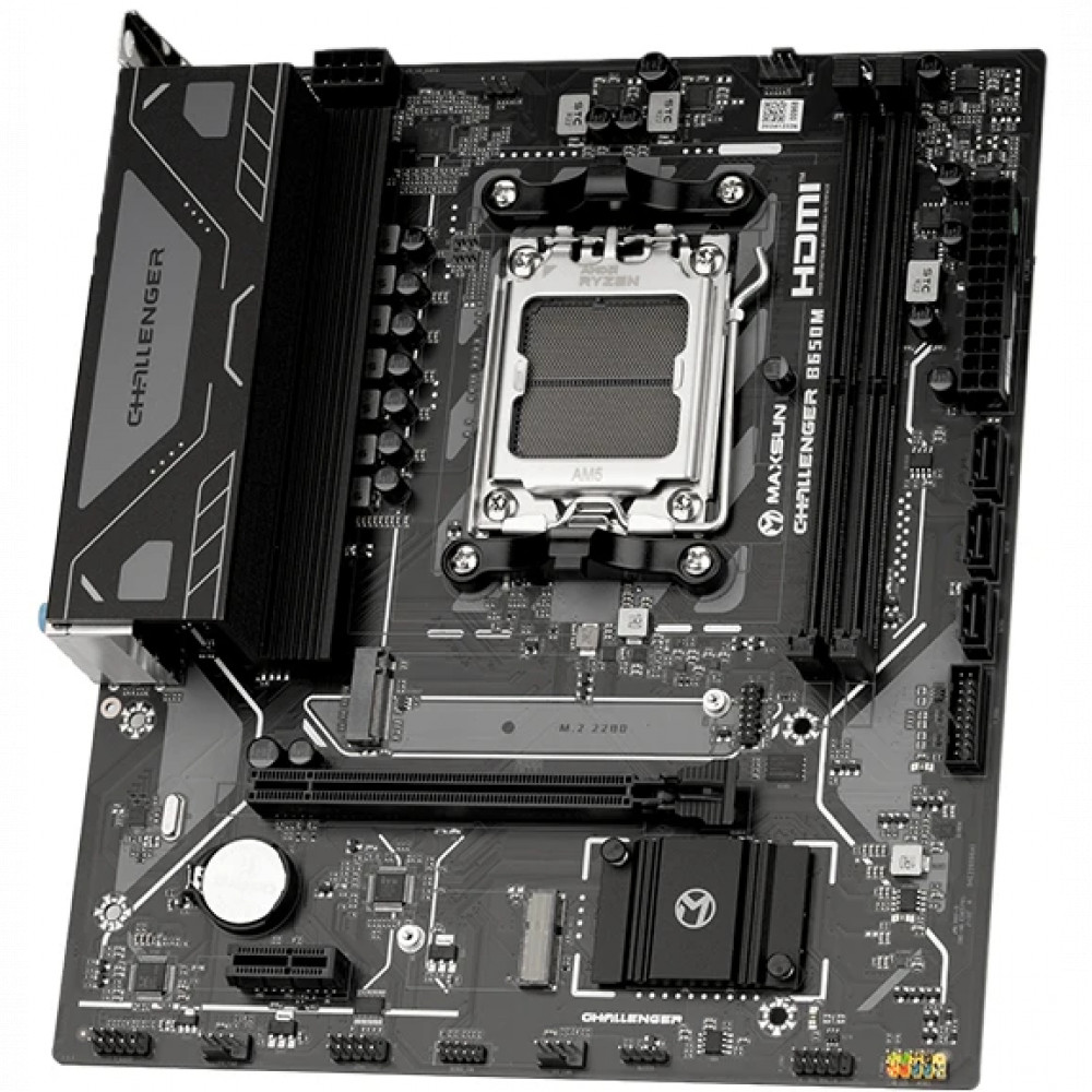 Материнская плата Maxsun Challenger B650M V2 6940709661659 Micro-ATX, AMD AM5 - миниатюра 3