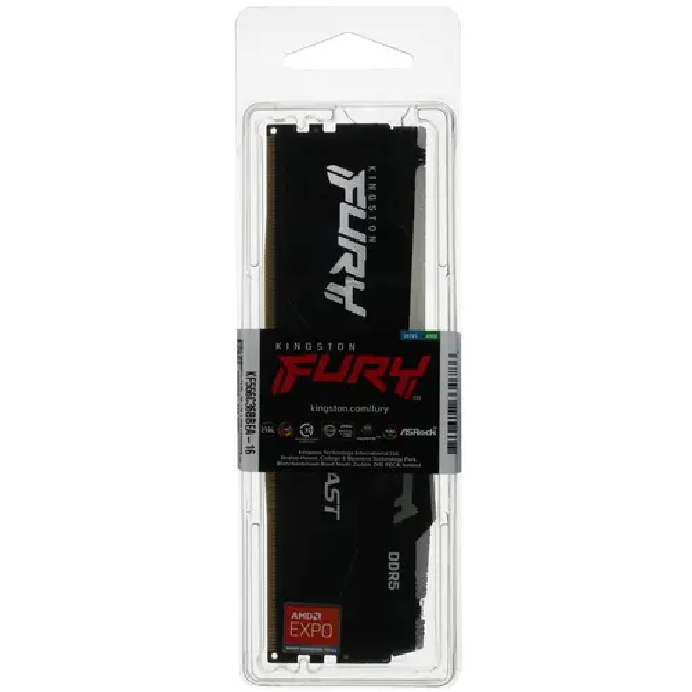 ОЗУ Kingston FURY Beast Black AMD RGB KF556C36BBEA-16 DIMM, DDR5, 16 Гб, 5600 МГц - миниатюра 4