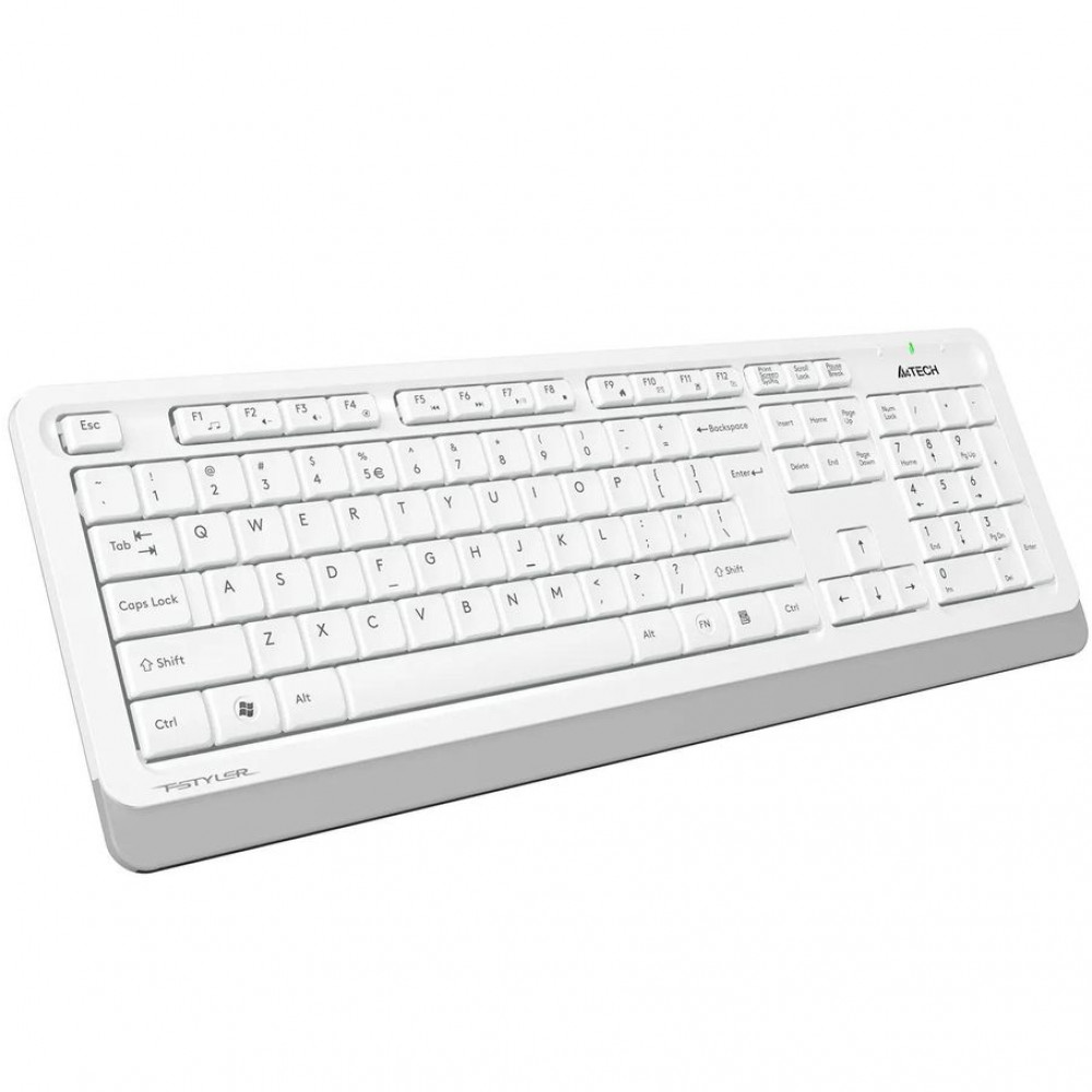 Клавиатура + мышь A4Tech Fstyler FG1010 White FG1010 WHITE - миниатюра 5