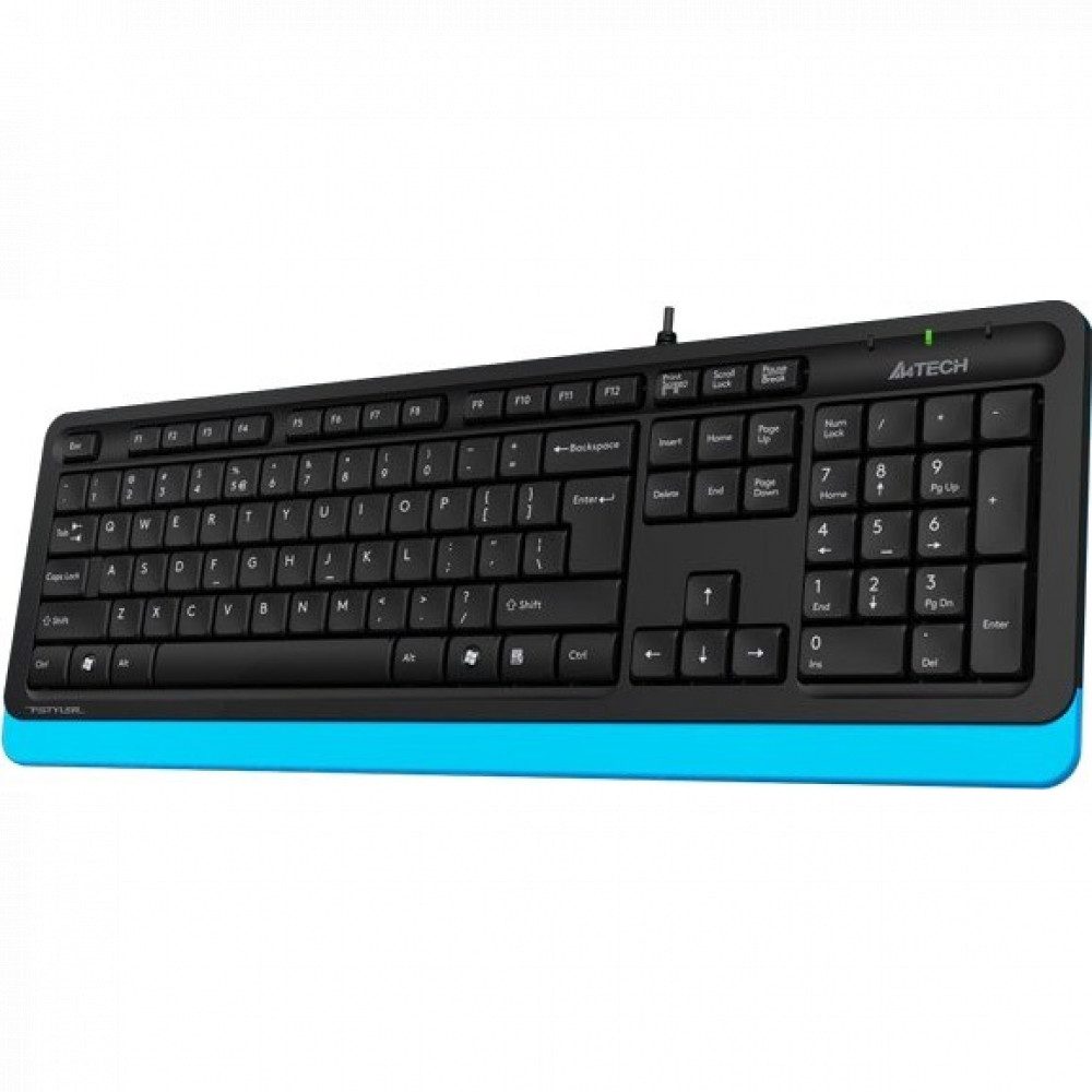 Клавиатура A4Tech Клавиатура Fstyler FK10 FK10 BLUE Проводная, USB — фото товара