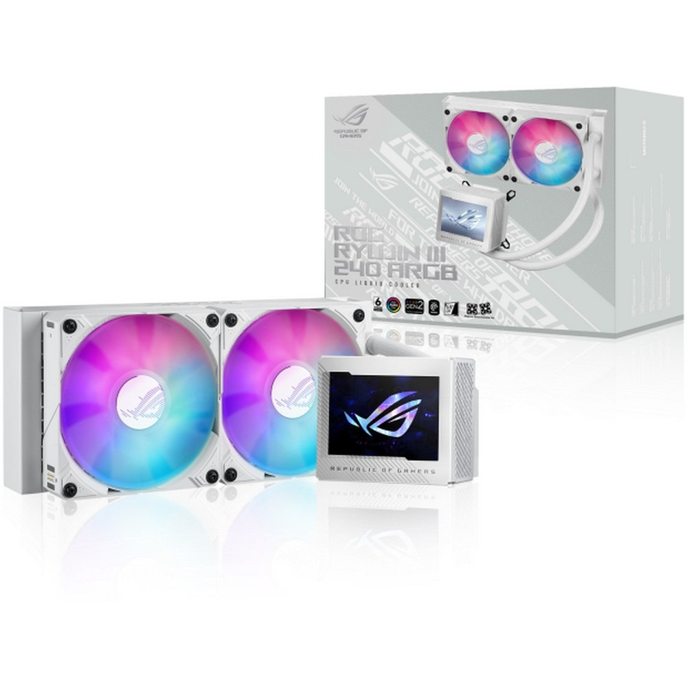 Система охлаждения Asus RYUJIN III 240 ARGB WHT/AIO 90RC00K2-M0UAY0 Для процессора — фото товара