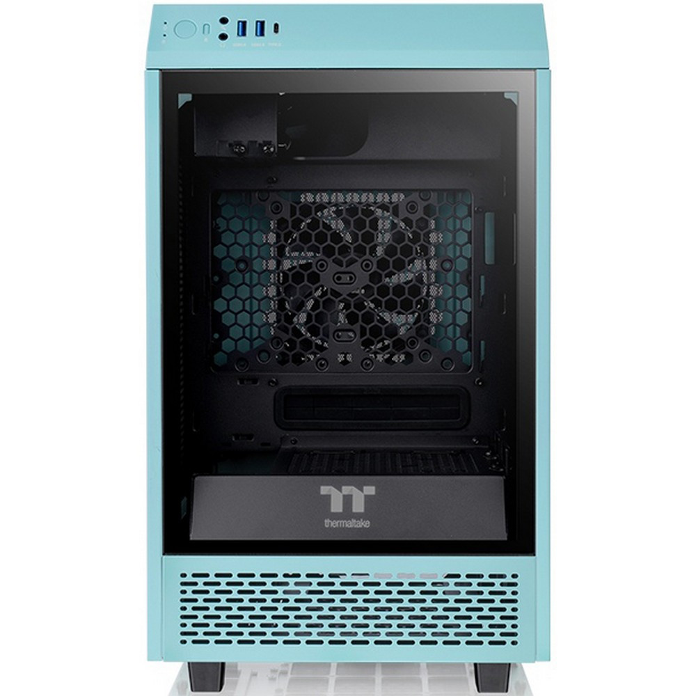 Корпус Thermaltake The Tower 100 Turquoise CA-1R3-00SBWN-00 Mini-Tower - миниатюра 2