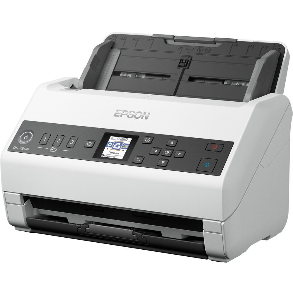 Протяжный сканер Epson WorkForce DS-730N B11B259401 A4, CIS - миниатюра 5