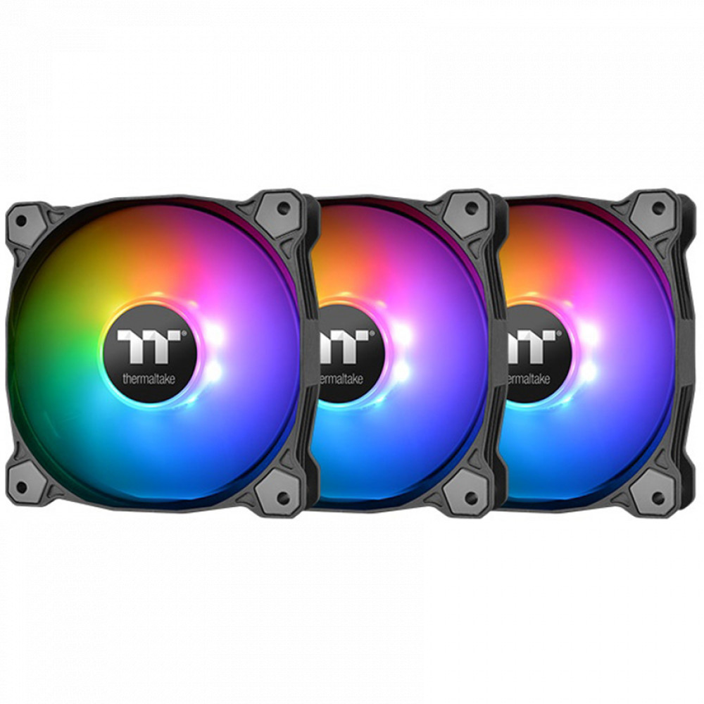 Система охлаждения Thermaltake Pure Plus 12 RGB TT Premium Edition 3-Fan Pack CL-F063-PL12SW-A - миниатюра 2