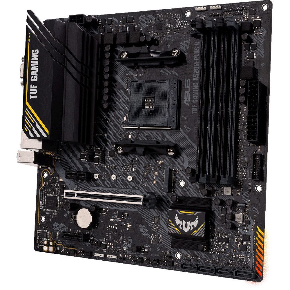 Материнская плата Asus TUF GAMING A520M-PLUS II Micro-ATX, AMD AM4 - миниатюра 4