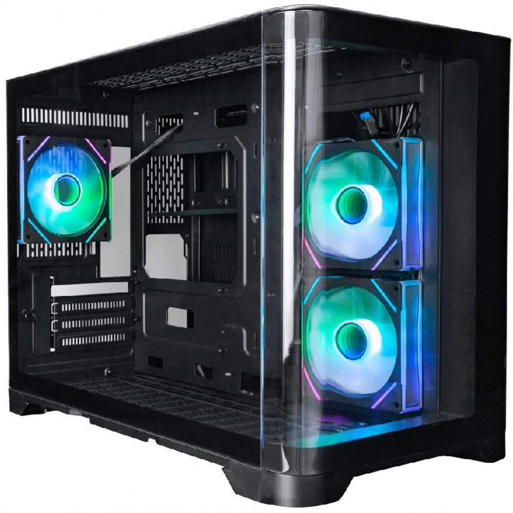 Корпус 1STPLAYER UView UV6 ARGB Black UV6-BK-2FC7R-1FC7 Mini-Tower — фото товара