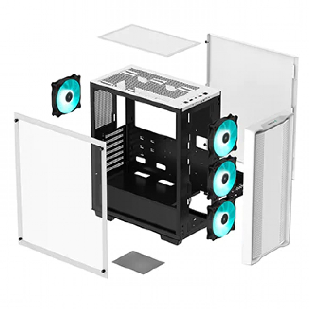 Корпус Deepcool CC560 WH Mid-Tower - миниатюра 9