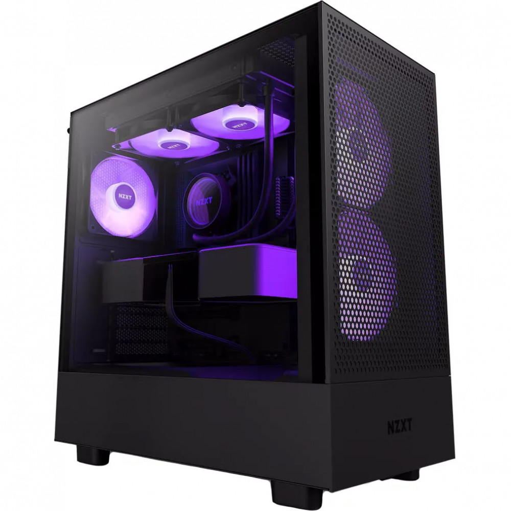 Корпус NZXT H5 Flow RGB Black CC-H51FB-R1 Mid-Tower — фото товара