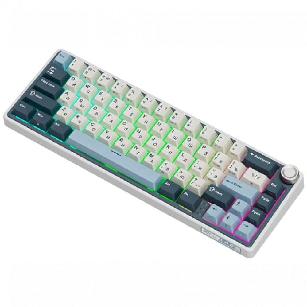 Клавиатура Royal Kludge R65 Moon (Cream Switch) 6935280827785 Проводная, USB - миниатюра 6