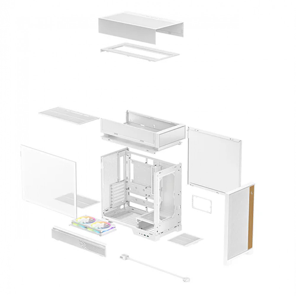 Корпус Deepcool CL660, R-CL660-WHNNA0-G-1 Mid-Tower - миниатюра 4