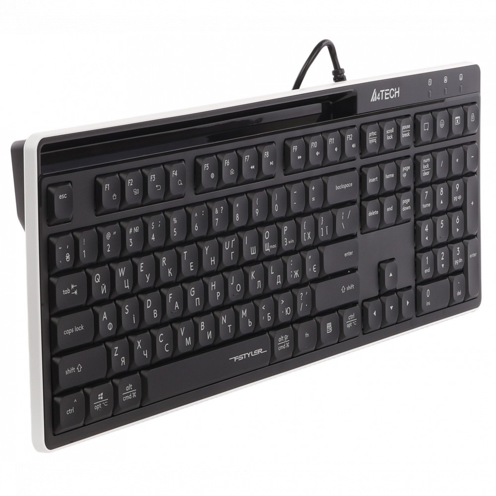 Клавиатура A4Tech Fstyler FX72 Black FX72 BLACK Проводная, USB - миниатюра 2