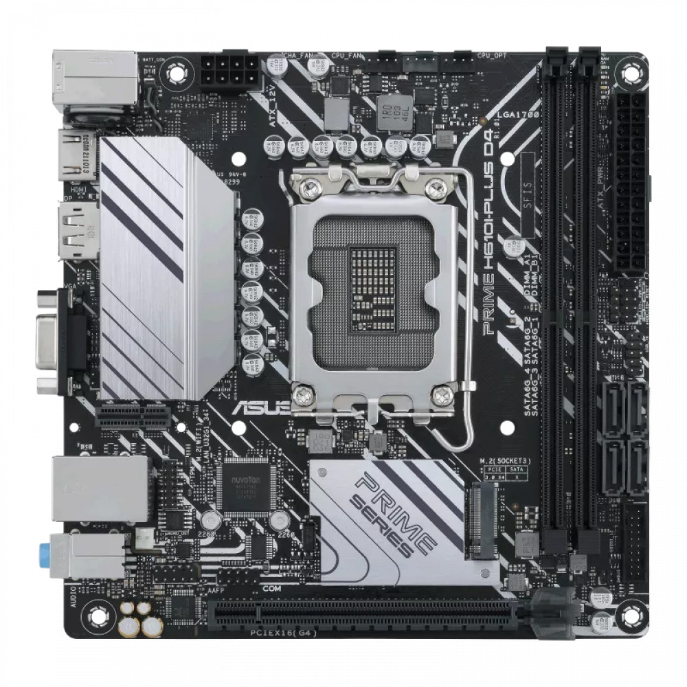 Материнская плата Asus Prime H610I-Plus D4 90MB1B20-M0EAYC Mini-ITX, LGA 1700 - миниатюра 2