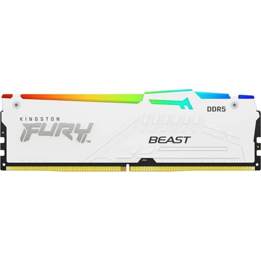 ОЗУ Kingston Fury Beast RGB White KF560C36BWE2A-16 DIMM, DDR5, 16 Гб, 6000 МГц — фото товара