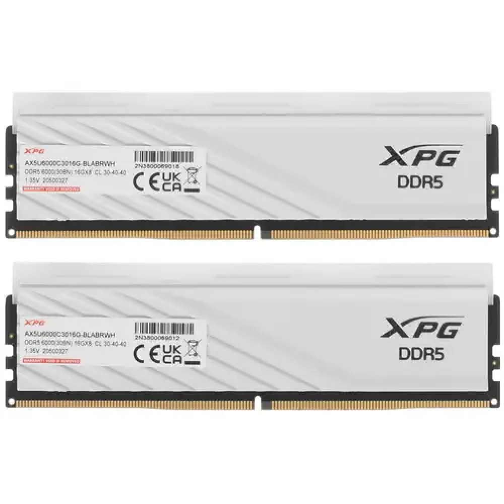 ОЗУ ADATA XPG Lancer Blade Gaming AX5U6000C3016G-DTLABRWH DIMM, DDR5, 32 Гб (2 х 16 Гб), 6000 МГц - миниатюра 2