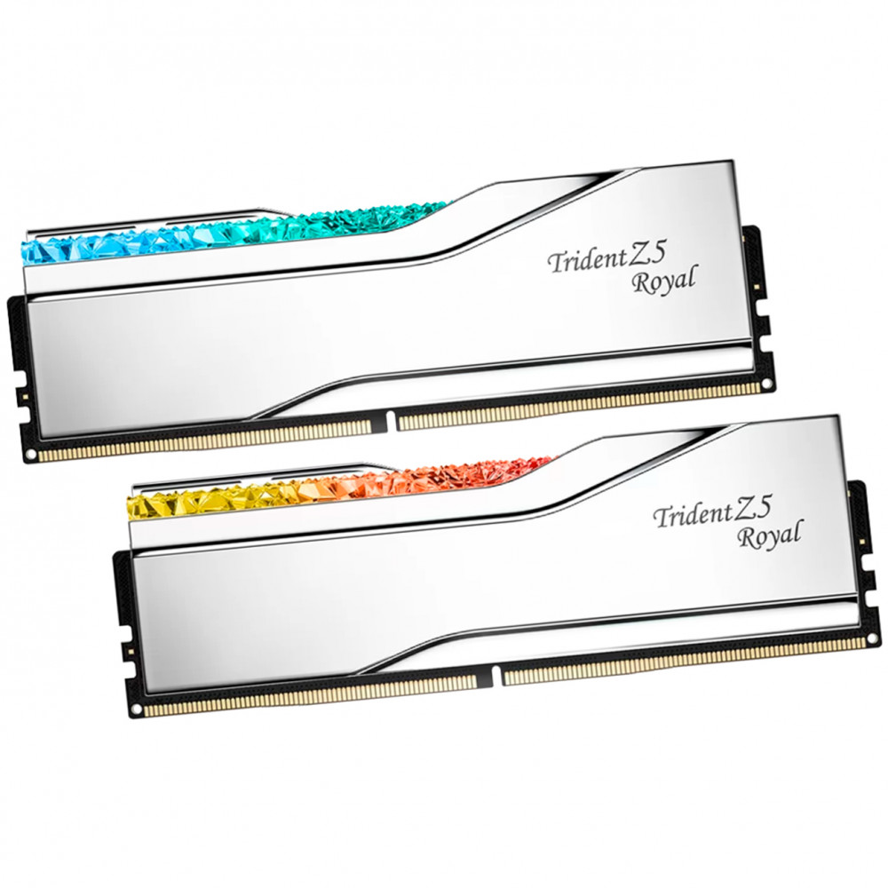 ОЗУ G.Skill Trident Z5 Royal F5-6400J3239G16GX2-TR5S DIMM, DDR5, 32 Гб (2 х 16 Гб), 6400 МГц — фото товара