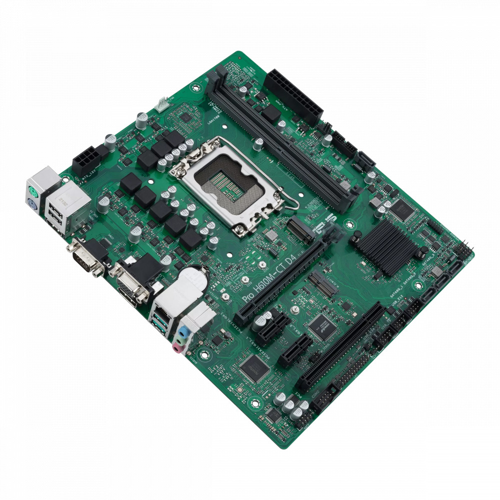 Материнская плата Asus PRO H610M-C D4-CSM Mini-ATX, LGA 1700 - миниатюра 3