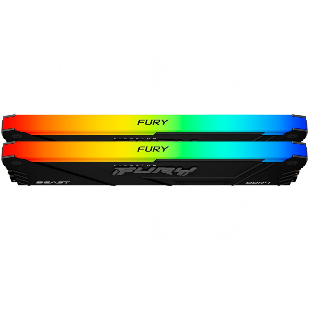 ОЗУ Kingston Fury Beast RGB KF436C17BB2AK2/16 DIMM, DDR4, 16 Гб, 3600 МГц - миниатюра 5