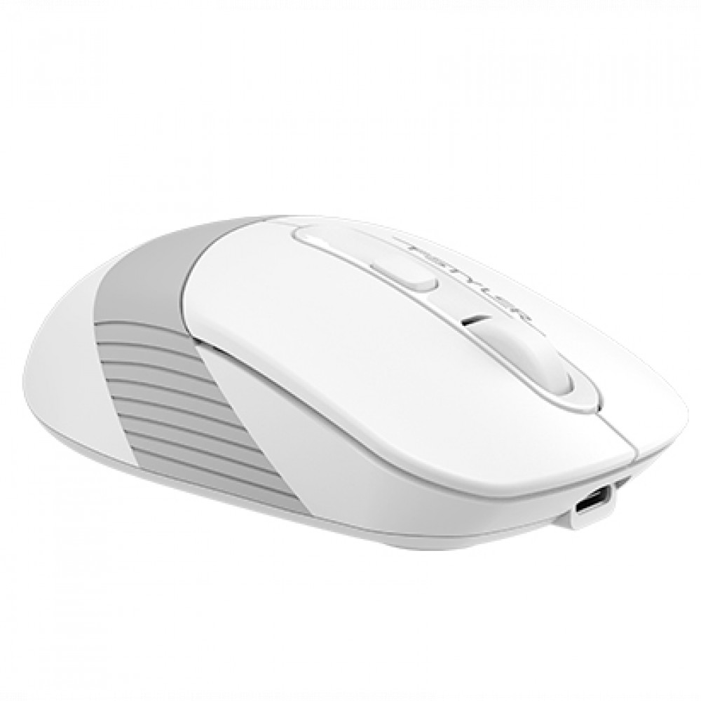Мышь A4Tech Fstyler FB10CS-Grayish White Бюджетные, Беспроводная - миниатюра 2