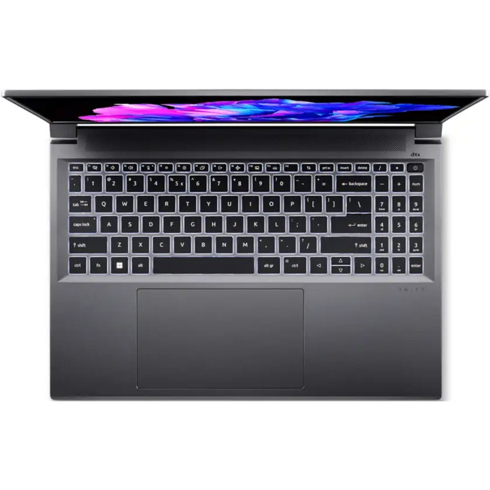 Ноутбук Acer Swift X SFX16-61G NX.KFPER.001 16 ", 3K 3200x2000 (16:10), AMD, Ryzen 9, 16 Гб, 1 ТБ, nVidia GeForce RTX 4050 - миниатюра 4