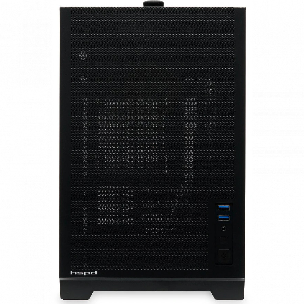 Корпус HSPD M211-TGBK Black Mini-Tower - миниатюра 2