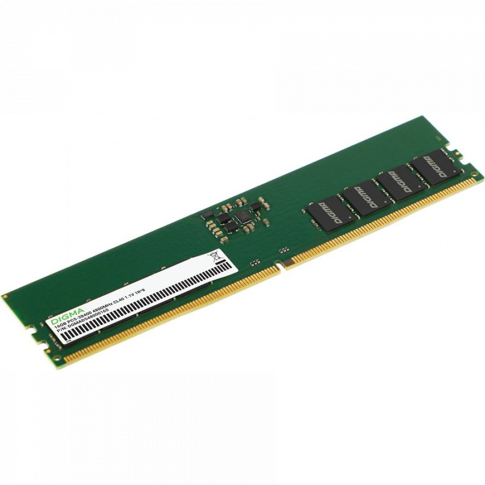 ОЗУ Digma DGMAD5 DGMAD54800032D DIMM, DDR5, 32 Гб (2 х 16 Гб), 4800 МГц — фото товара