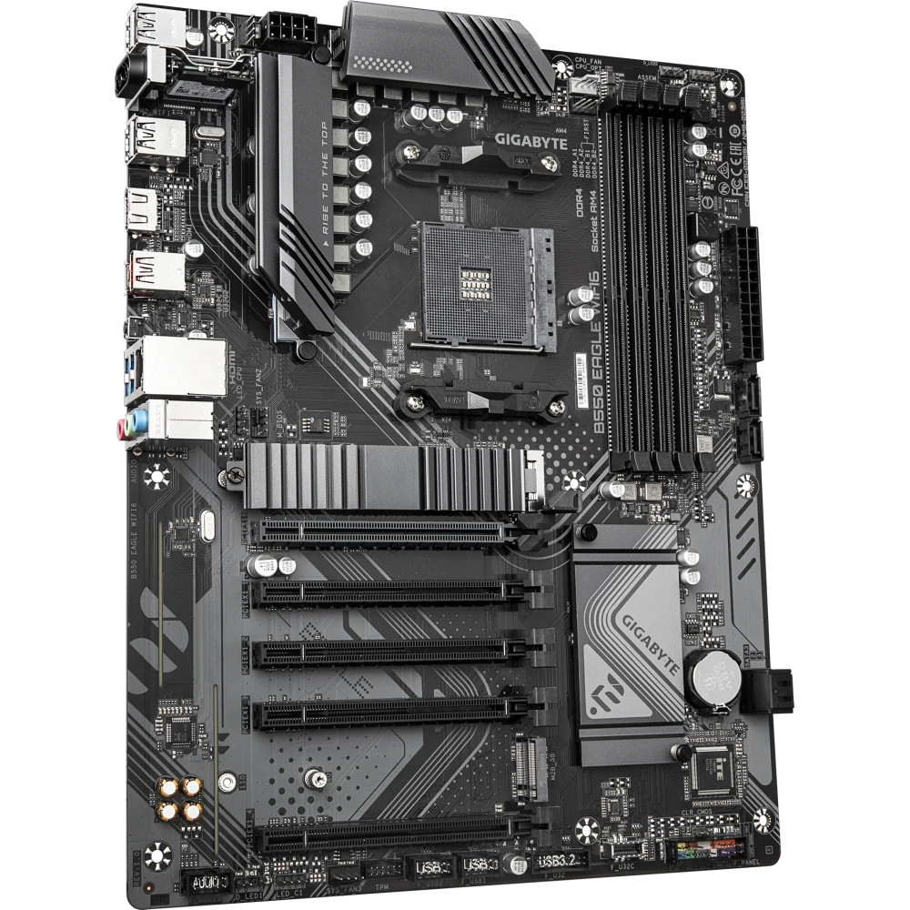 Материнская плата Gigabyte B550 EAGLE WIFI6 ATX, AMD AM4 - миниатюра 2