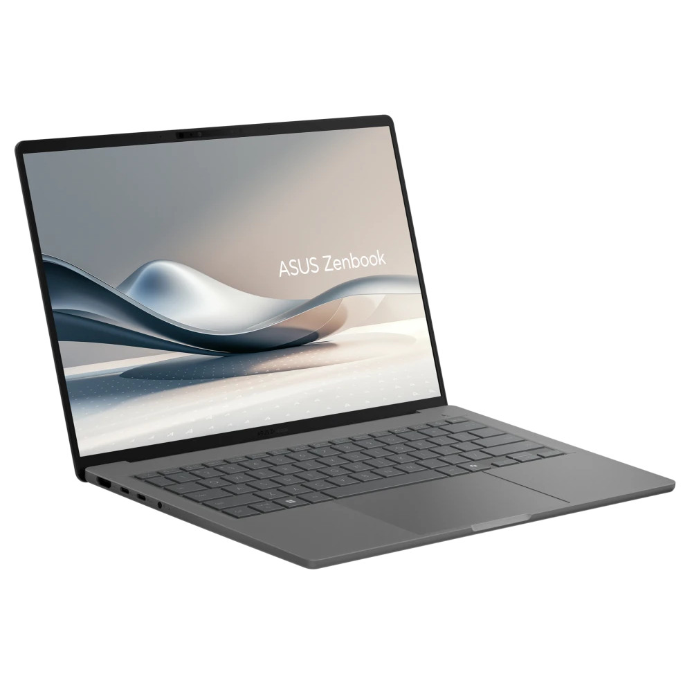 Ноутбук Asus UX3407QA Zenbook A14 Iceland Gray 90NB1502-M00DN0 14 ", WUXGA 1920x1200 (16:10), Qualcomm, Snapdragon X, 16 Гб, 512 ГБ, Qualcomm Adreno X1-45, Windows 11 Home — фото товара