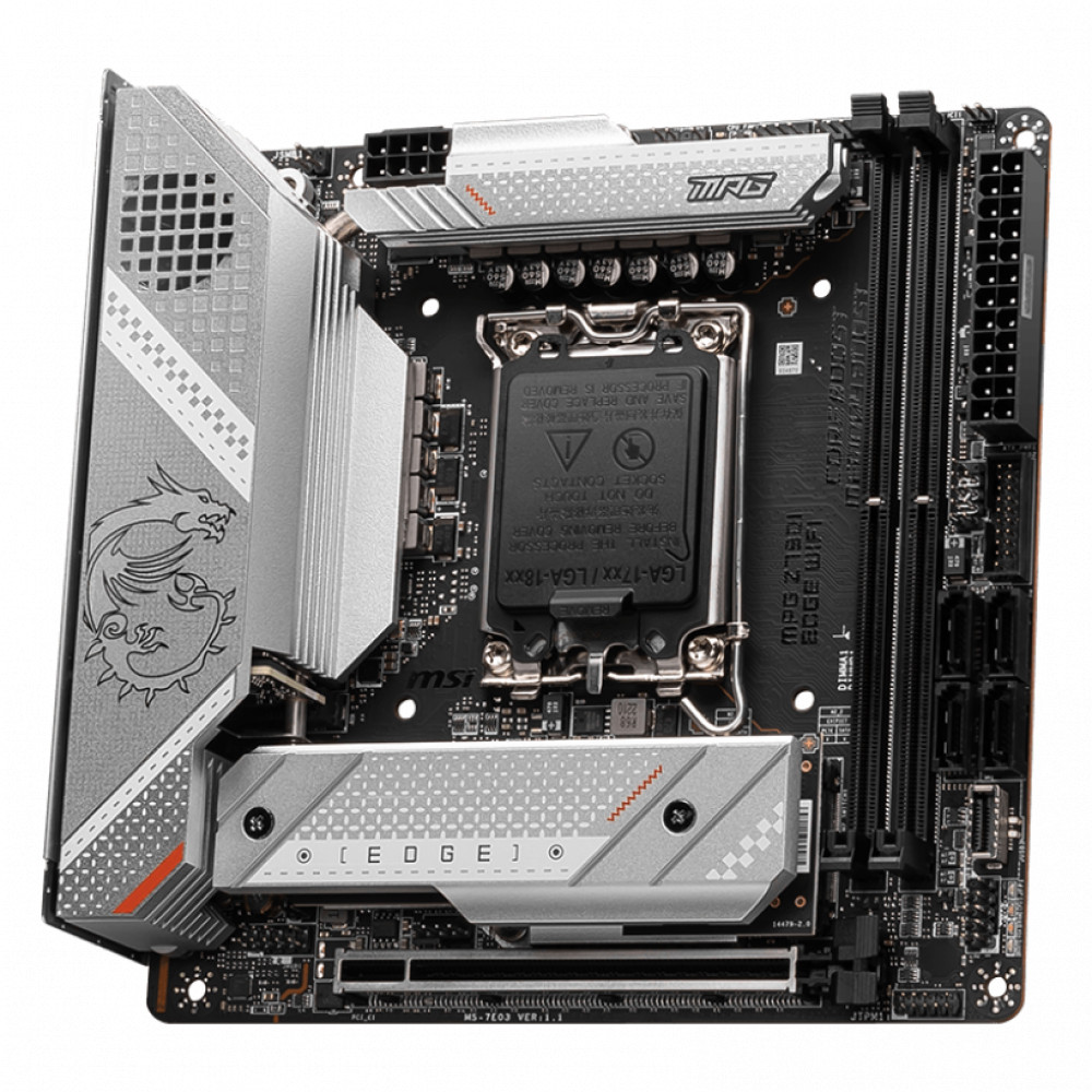 Материнская плата MSI MPG Z790I EDGE WIFI Mini-ITX, LGA 1700 - миниатюра 2