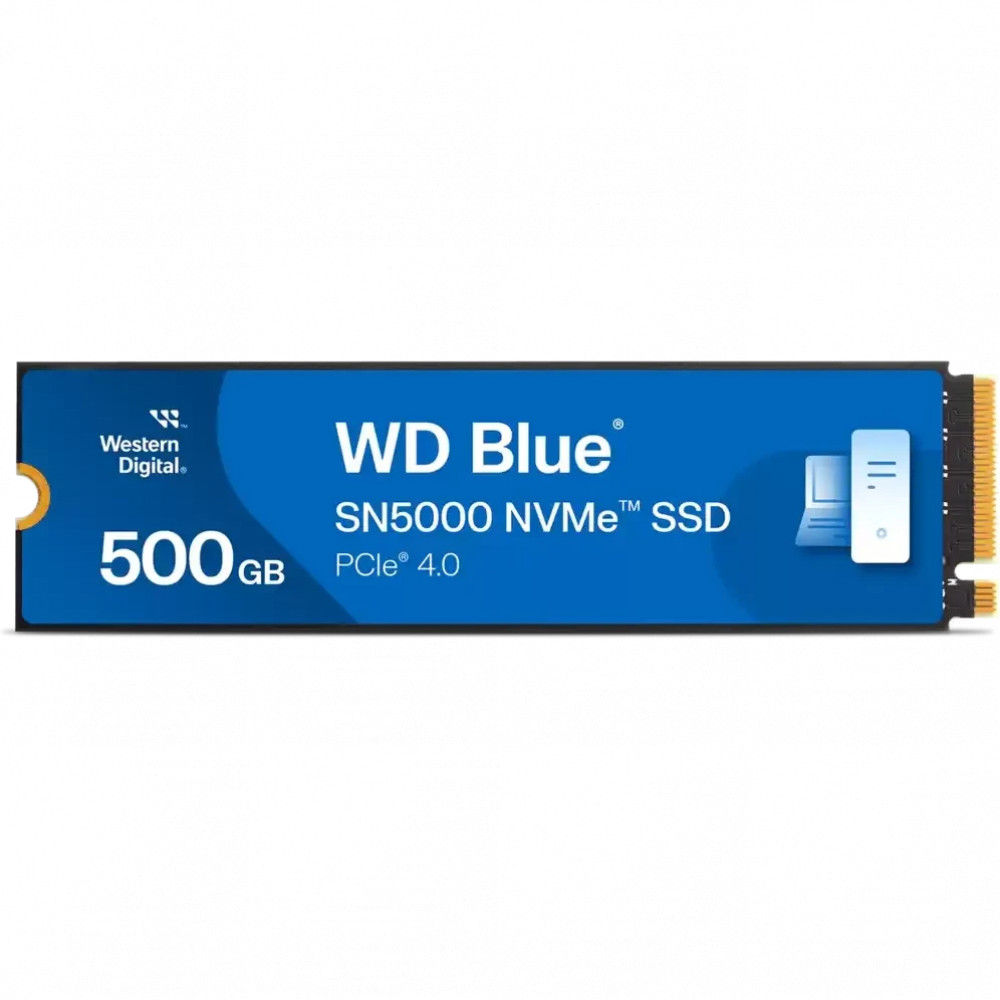 Жесткий диск Western Digital Blue SN5000 WDS500G4B0E SSD (твердотельные), 500 ГБ, M.2, PCIe — фото товара