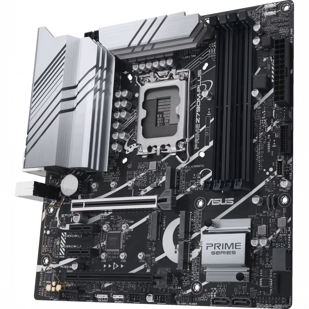Материнская плата Asus PRIME Z790M-PLUS Micro-ATX, LGA 1700 - миниатюра 3