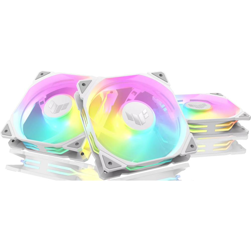Система охлаждения Asus TUF GAMING TR120 FAN ARGB WHITE 3IN1 Для системного блока — фото товара