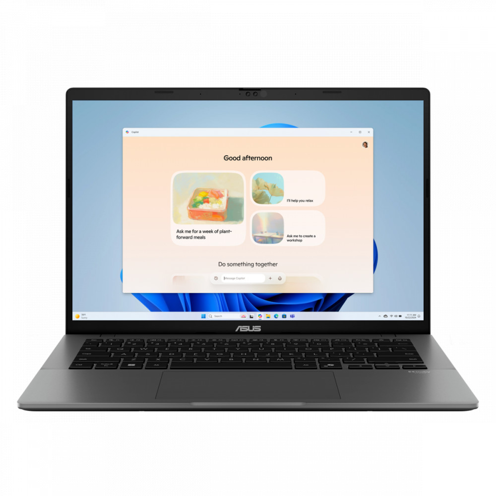 Ноутбук Asus S3407CA Vivobook S14 Matte Gray 90NB16J2-M00A30 14 ", WUXGA 1920x1200 (16:10), Intel, Core Ultra 7, 32 Гб, 1 ТБ, Intel Graphics - миниатюра 2
