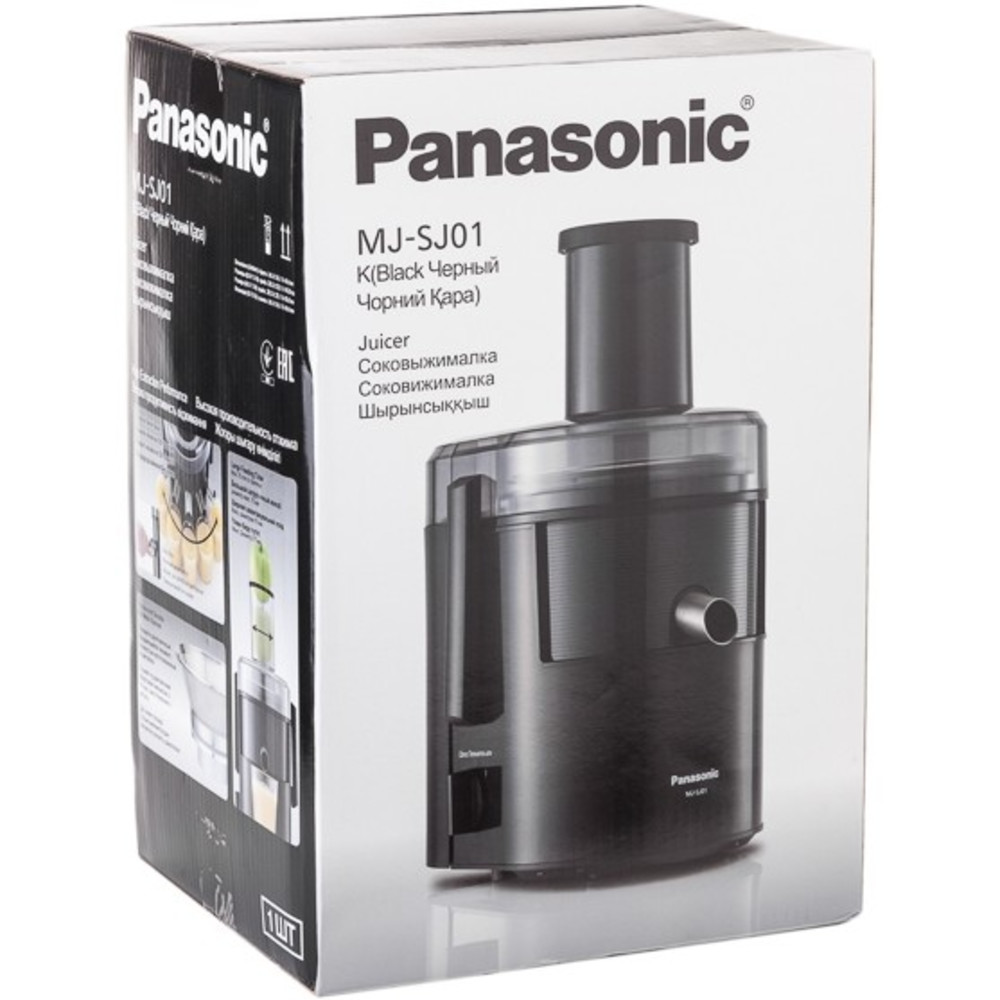 Соковыжималка Panasonic MJ-SJ01KTQ Центробежная, 800 Вт - миниатюра 2