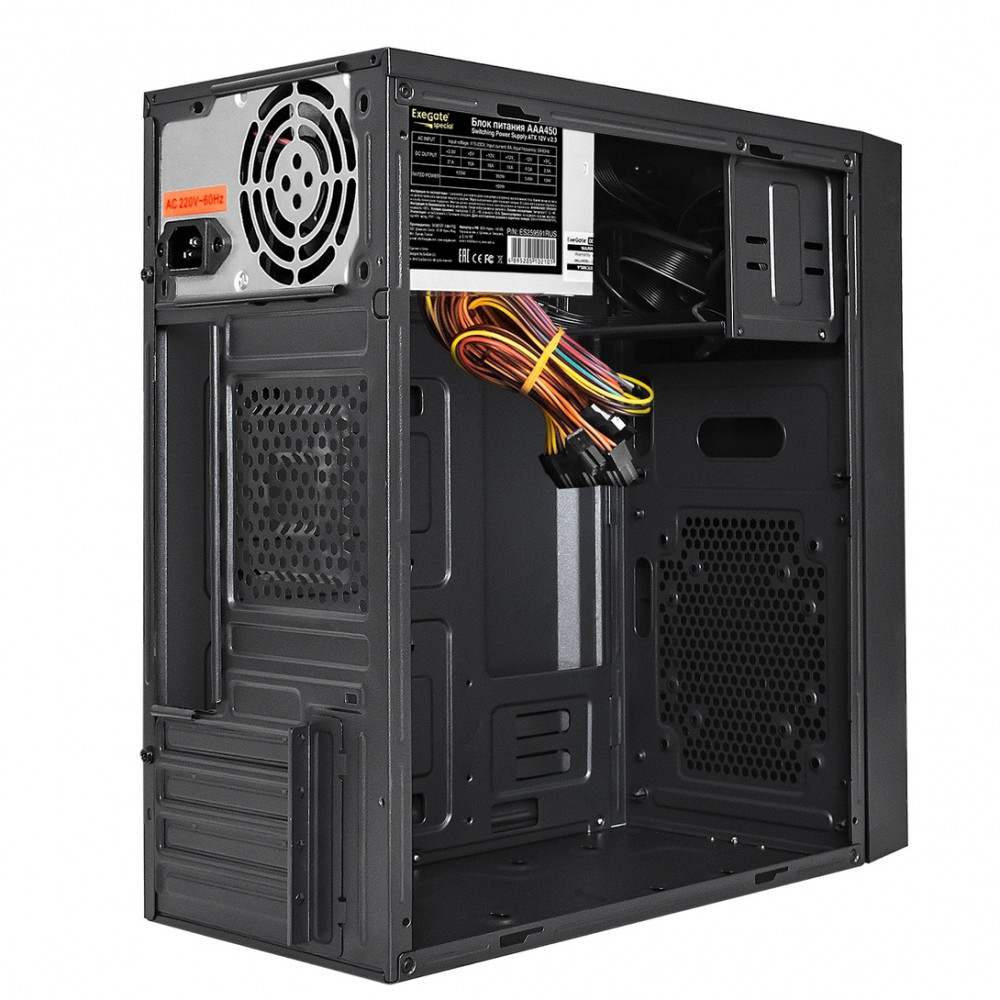 Корпус ExeGate BAA-113-AAA450 EX292350RUS Mini-Tower - миниатюра 2