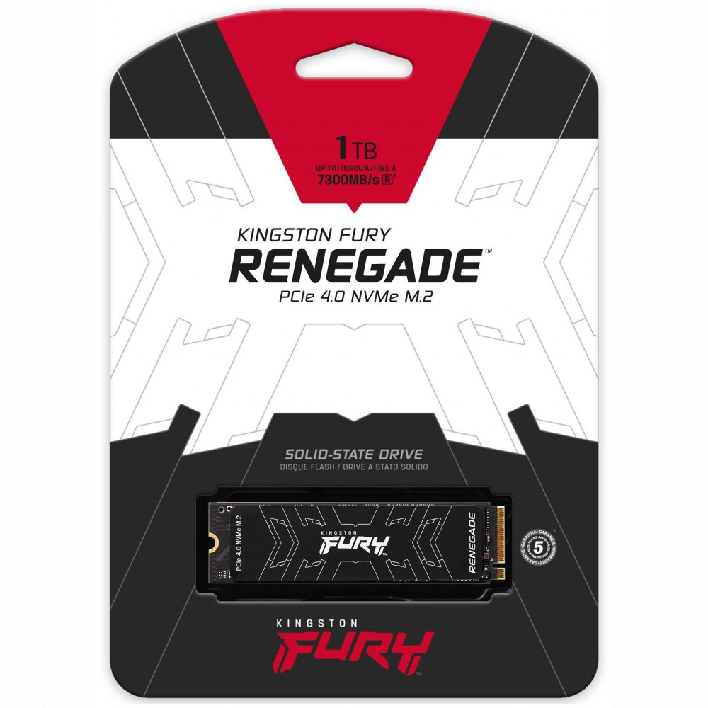 Жесткий диск Kingston Fury Renegade SFYRSK/1000G SSD (твердотельные), 1 ТБ, M.2, PCIe - миниатюра 3