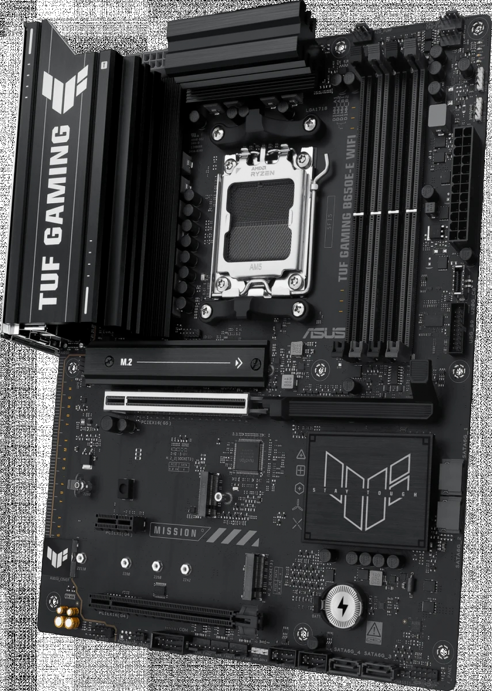 Материнская плата Asus TUF GAMING B650E-E WIFI ATX, AMD AM5 - миниатюра 3