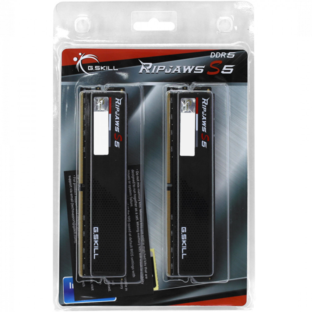 ОЗУ G.Skill RipJaws S5 F5-6000J3040G32GX2-RS5K DIMM, DDR5, 64 Гб (2 х 32 Гб), 6000 МГц - миниатюра 4